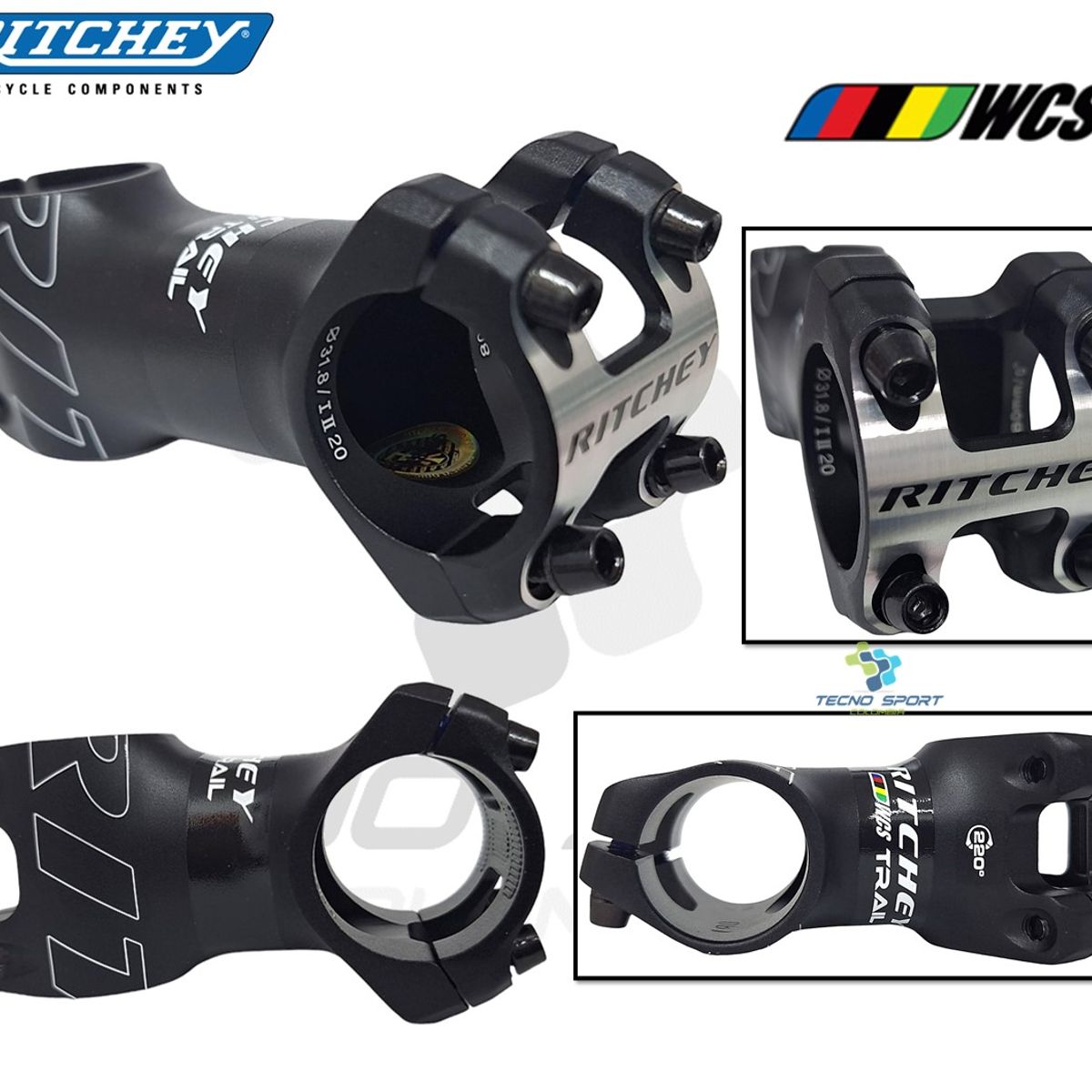 RITCHI - Espiga Bicicleta Ritchey Trail Aluminio Manubrio MTB Ruta