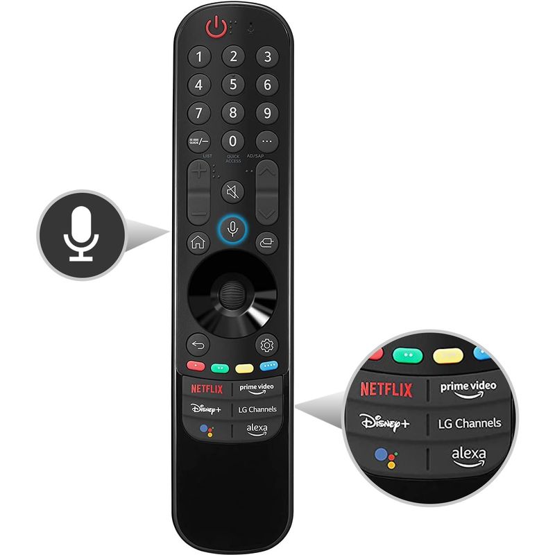 GENERICO - Control remoto Genérico Para TV LG MR22GA con Voz y Puntero