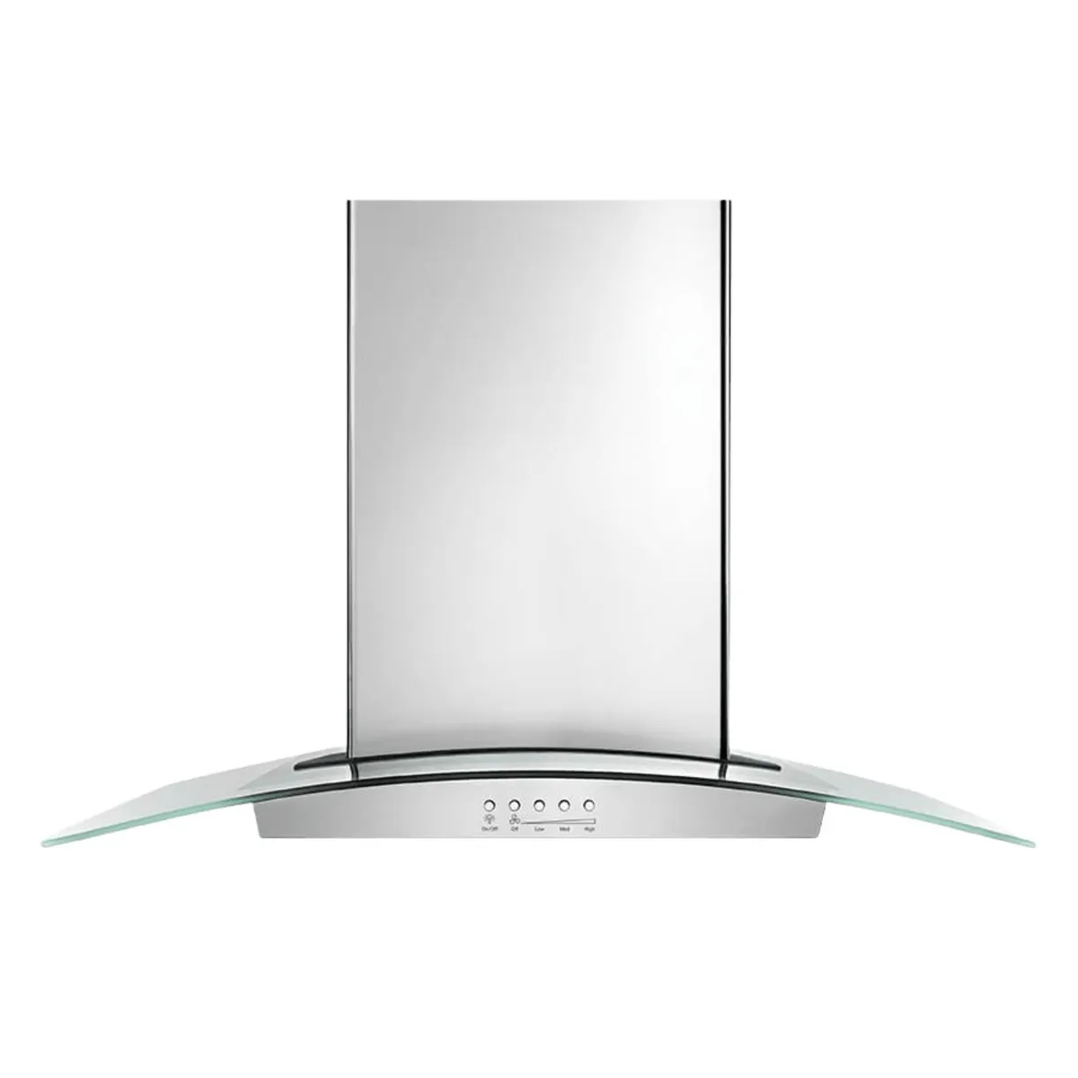 WHIRLPOOL - Campana Extractora WHIRLPOOL 91 cm Isla WVI75UC6DS Gris