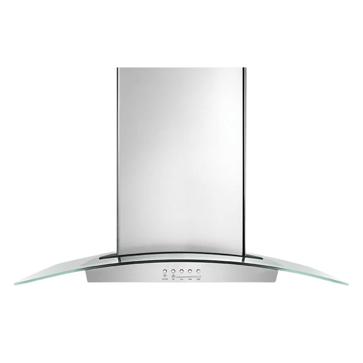 WHIRLPOOL - Campana Extractora WHIRLPOOL 91 cm Isla WVI75UC6DS Gris