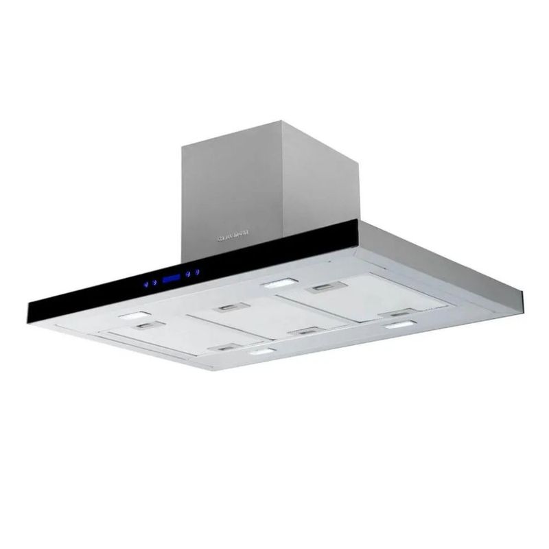 CHALLENGER - Campana Extractora CHALLENGER 90 cm Isla CX-4993 Gris
