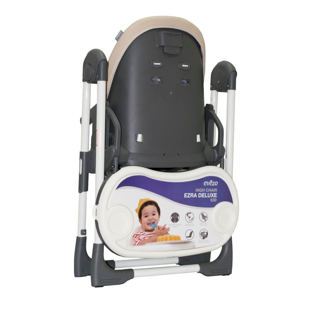 EBABY - Silla de comer ezra deluxe EV630-BEIGE