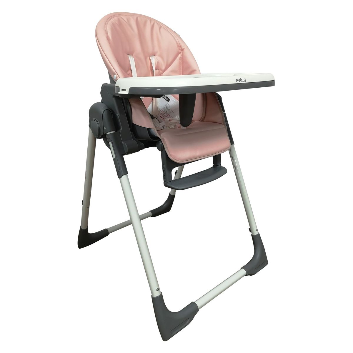 EBABY - Silla de comer ezra deluxe EV630-ROSA