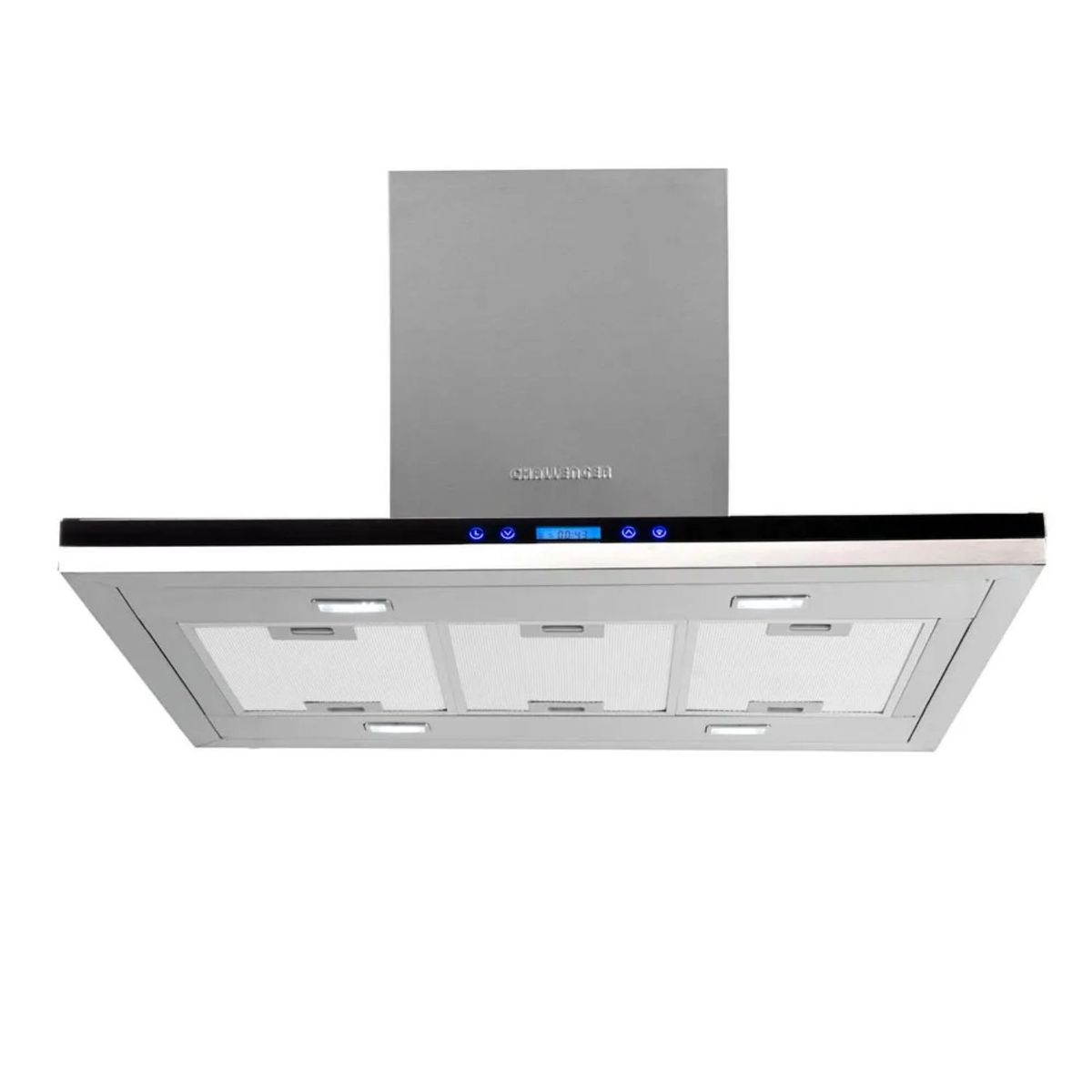 CHALLENGER - Campana Extactora CHALLENGER 90 cm Isla CX 4990 Gris