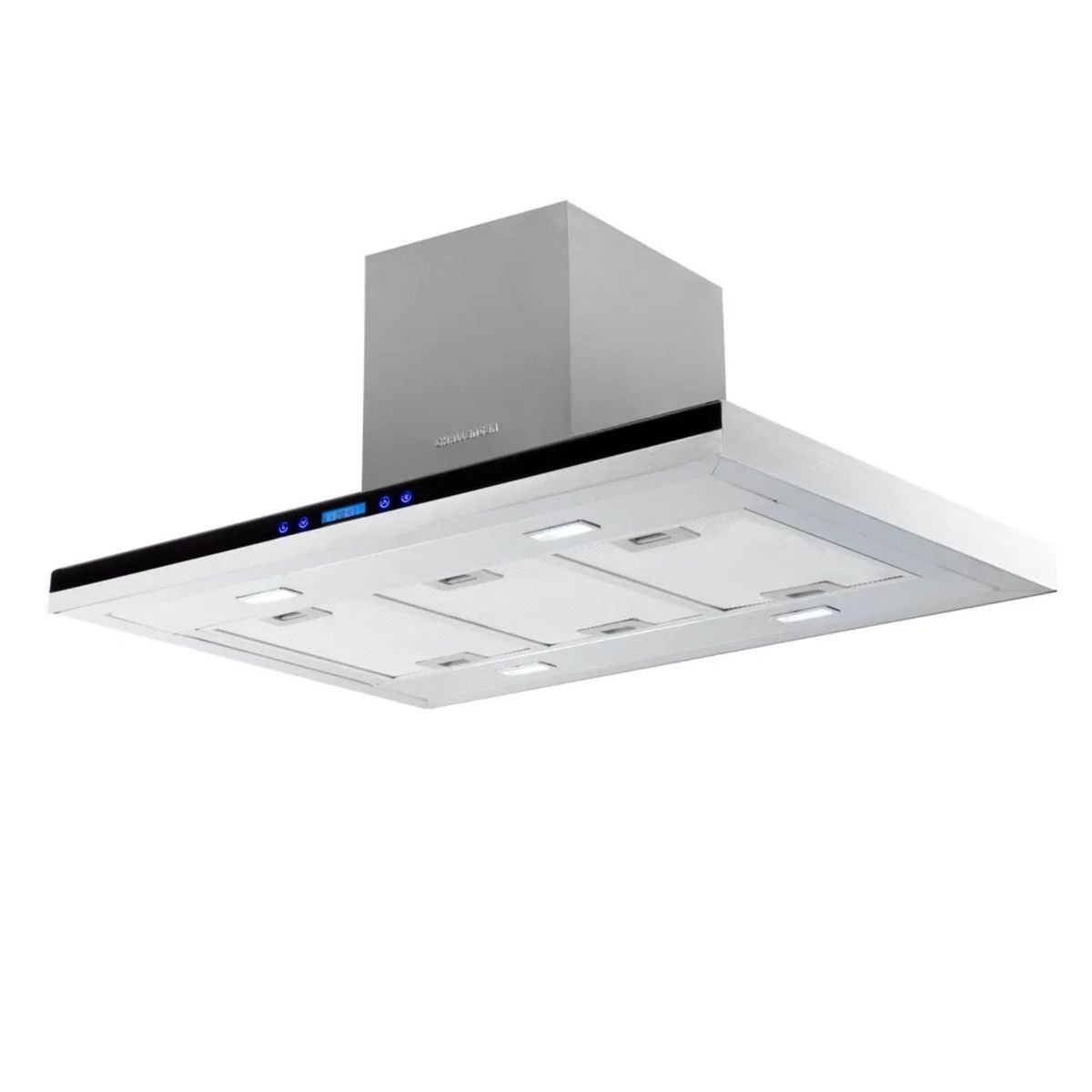 CHALLENGER - Campana Extactora CHALLENGER 90 cm Isla CX 4990 Gris