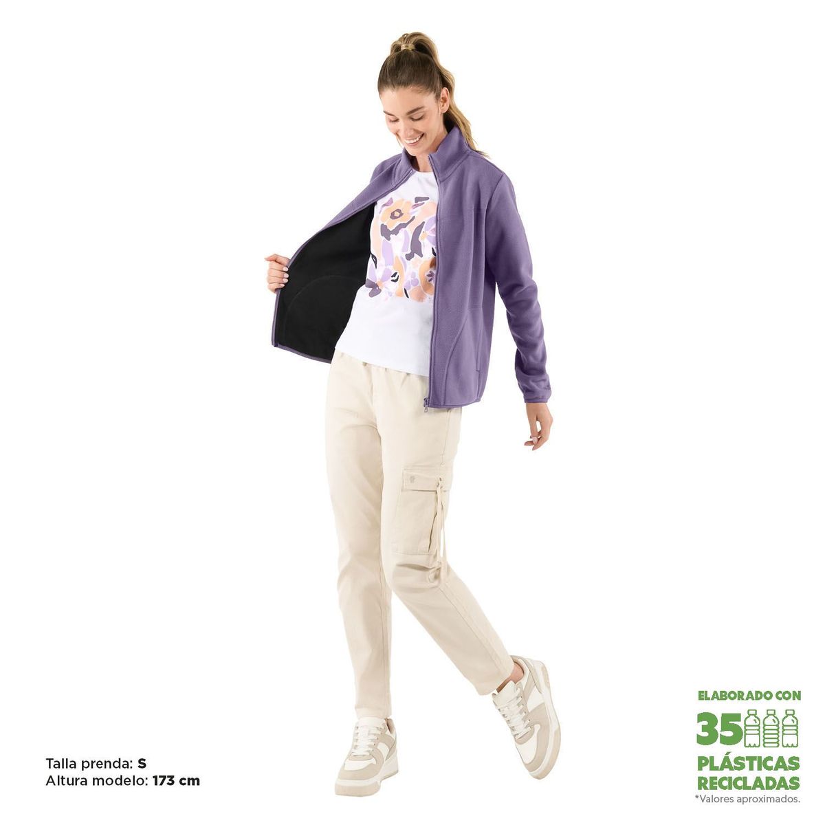 TOTTO - Buzo para Mujer Flizally Morado