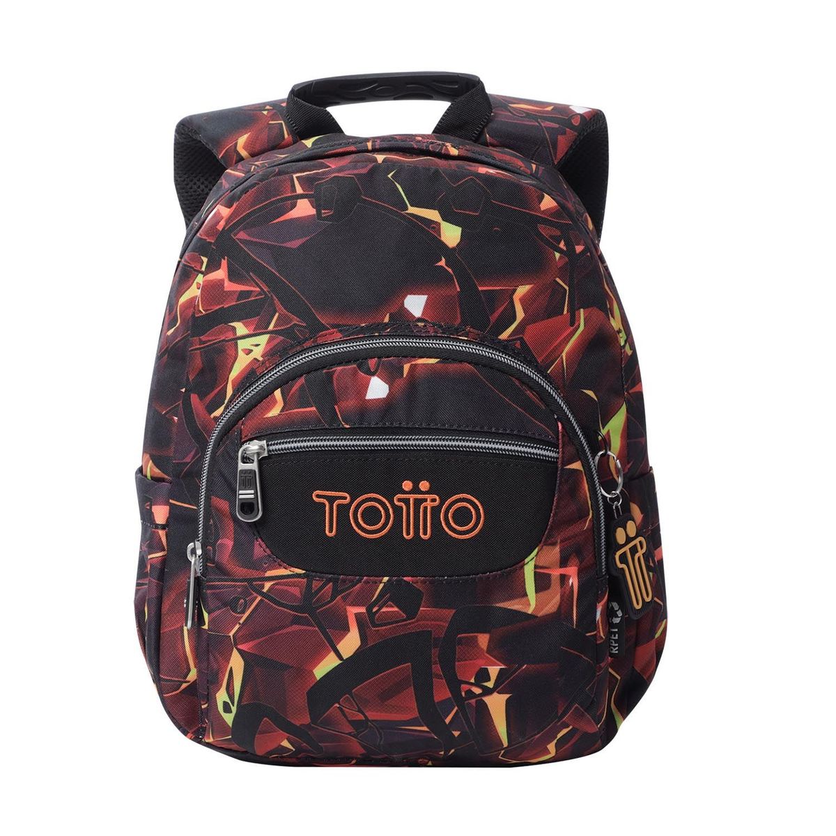 TOTTO - Morral Juvenil Porta Tableta 10" Tempera Gris