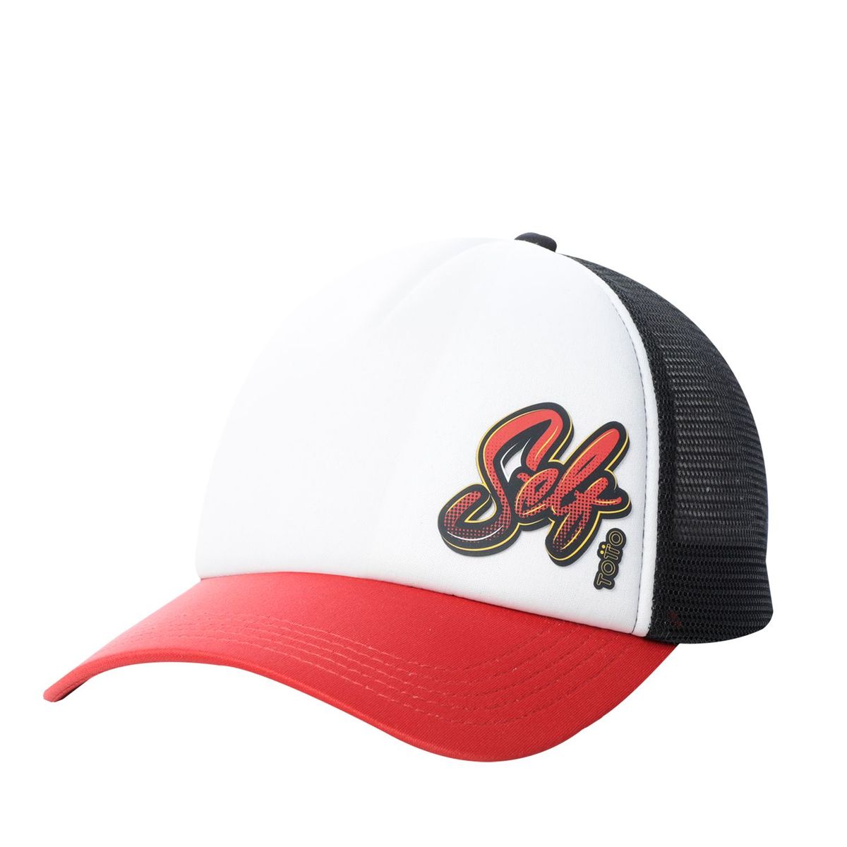 TOTTO - Gorra Camionera Atlasy color Blanca/Roja