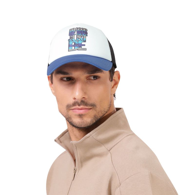 TOTTO - Gorra Camionera Atlasy color Blanca/Azul