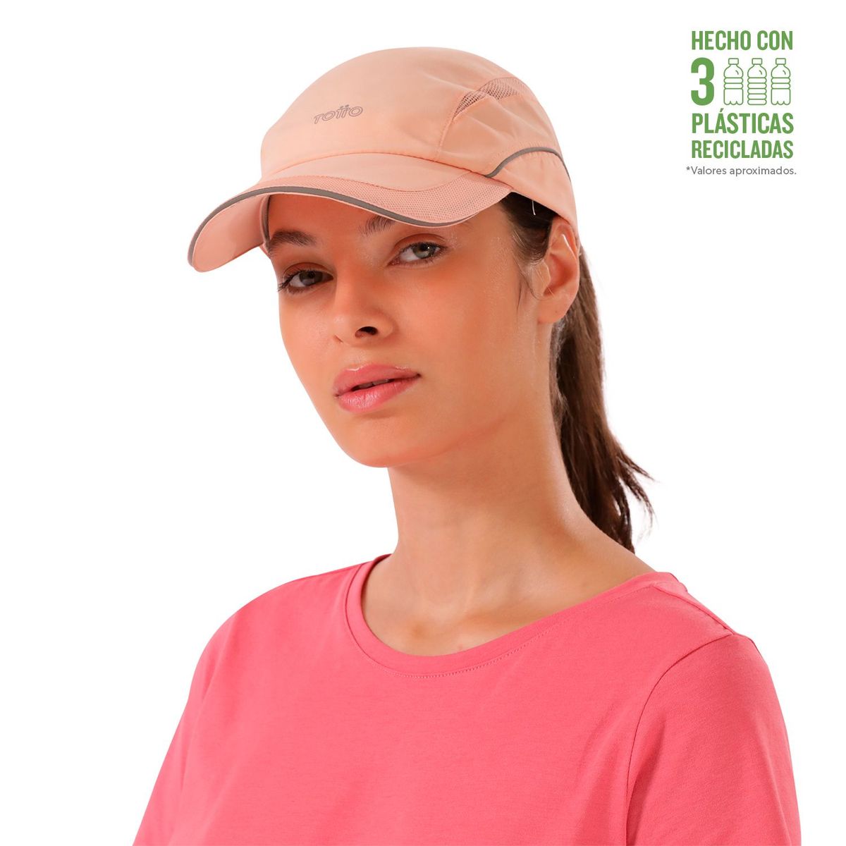 TOTTO - Gorra Beisbolera Lerida con Filtro UV Durazno