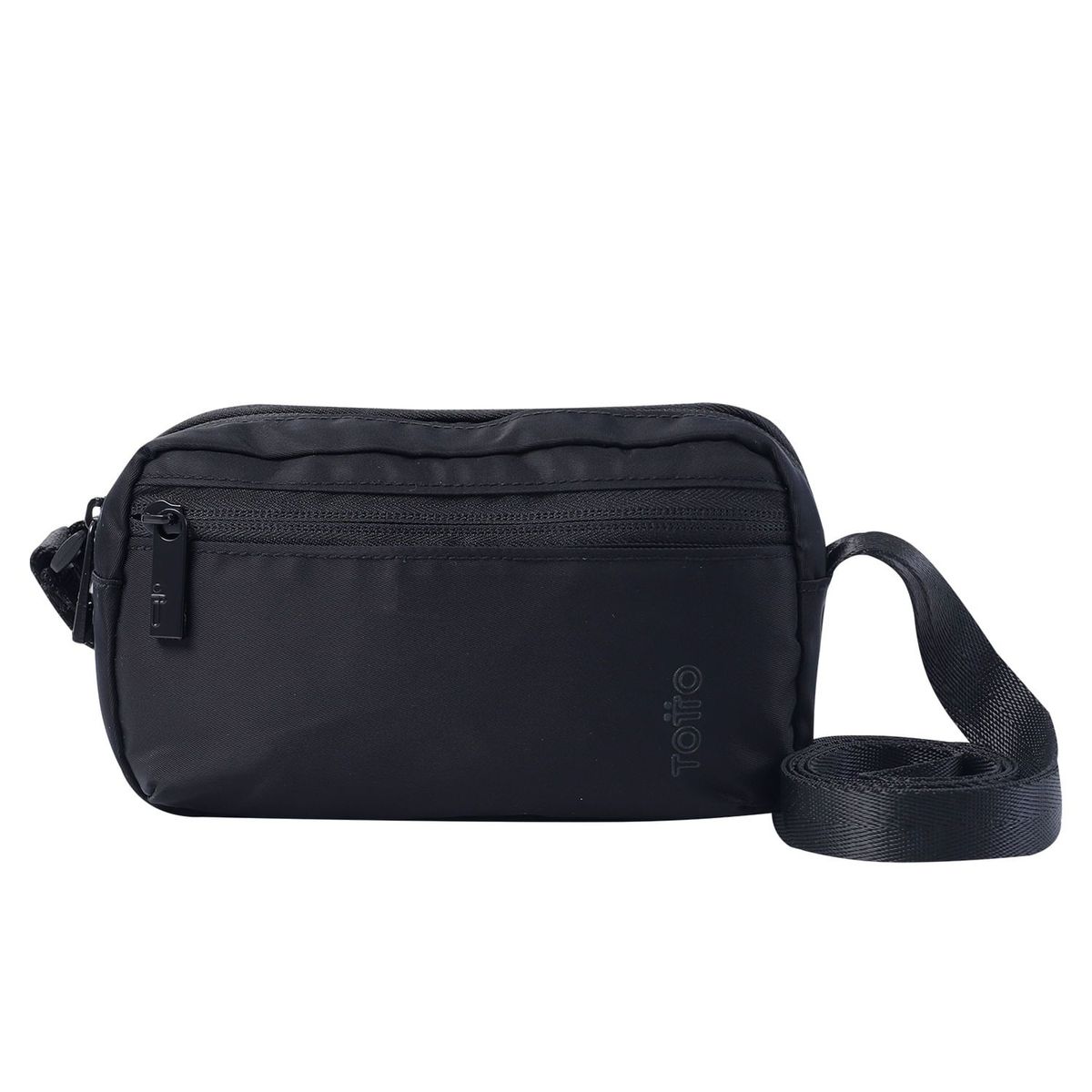 TOTTO - Bolso para Mujer Bombo Crossbody Negro