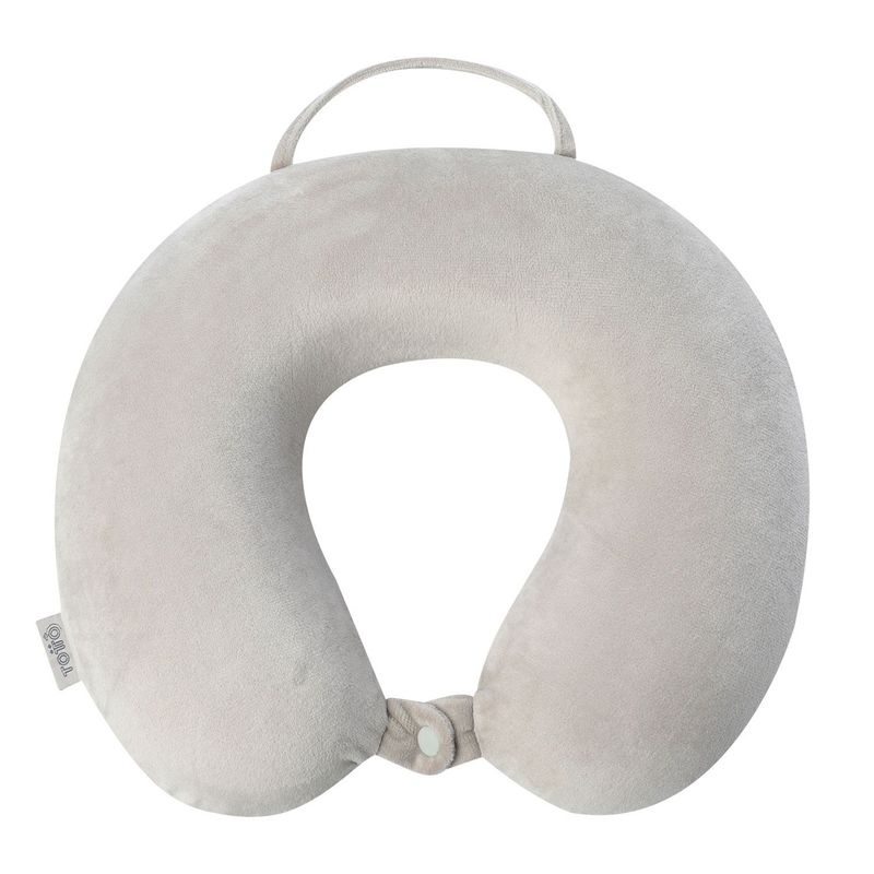 TOTTO - Almohada de viaje Memory Foam Jet Pillow Beige