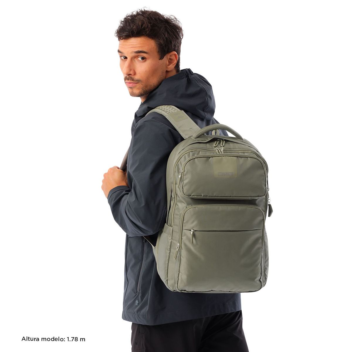 TOTTO - Morral Antimpacto Porta PC 16" Suspension Terreo Hombre