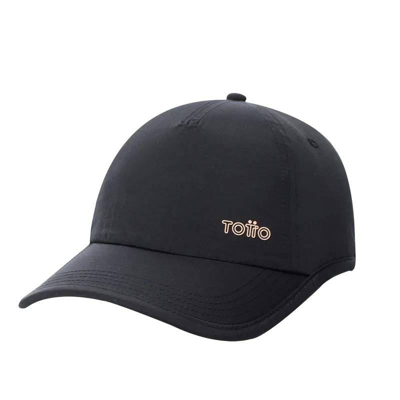 TOTTO - Gorra Beisbolera Zenda con Filtro UV Negra
