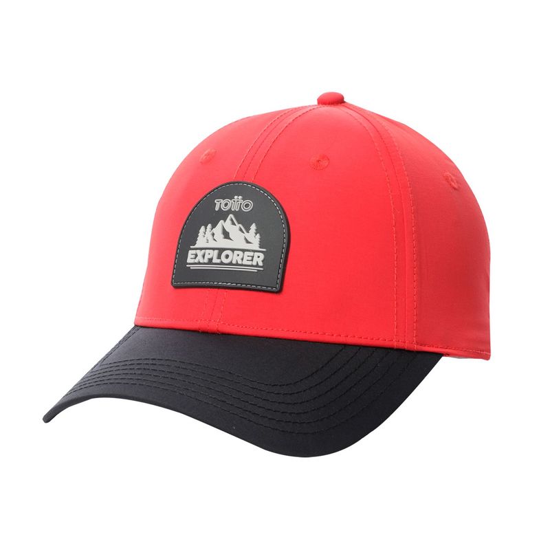 TOTTO - Gorra Beisbolera Romer Roja/Negra