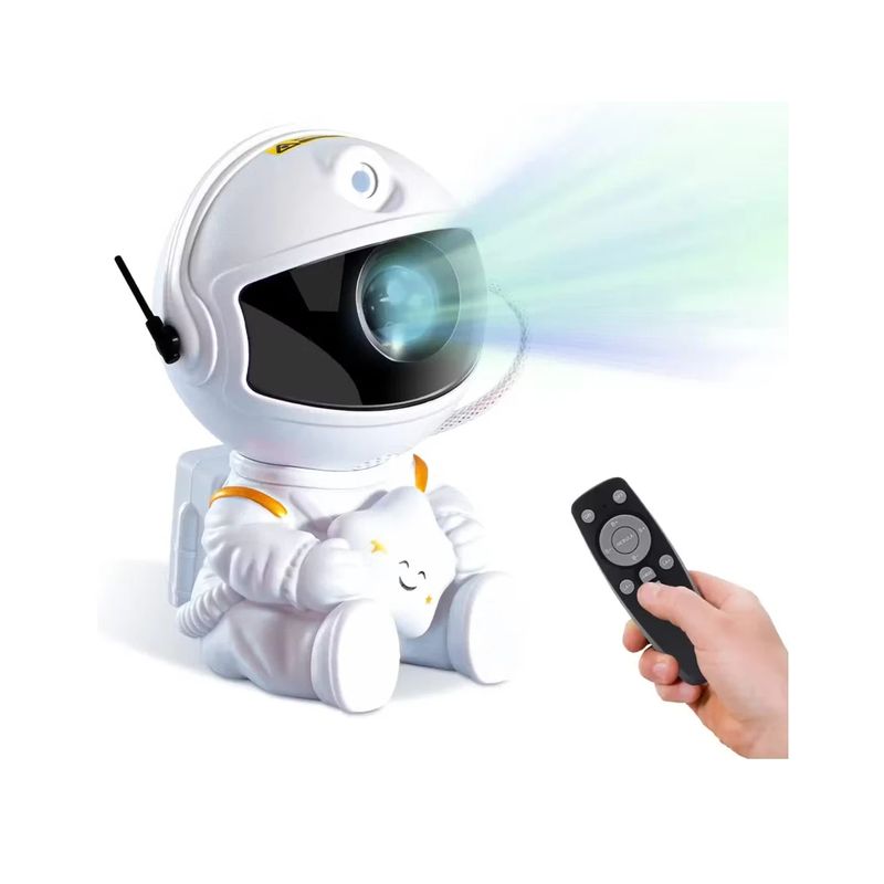 GENERICO - MIni Proyector de Astronauta Galaxia Luz Decorativa