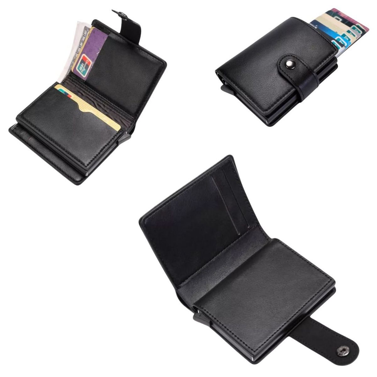 MAZUGI - Tarjetero Billetera Organizador Acceso Rápido A Tus Tarjetas