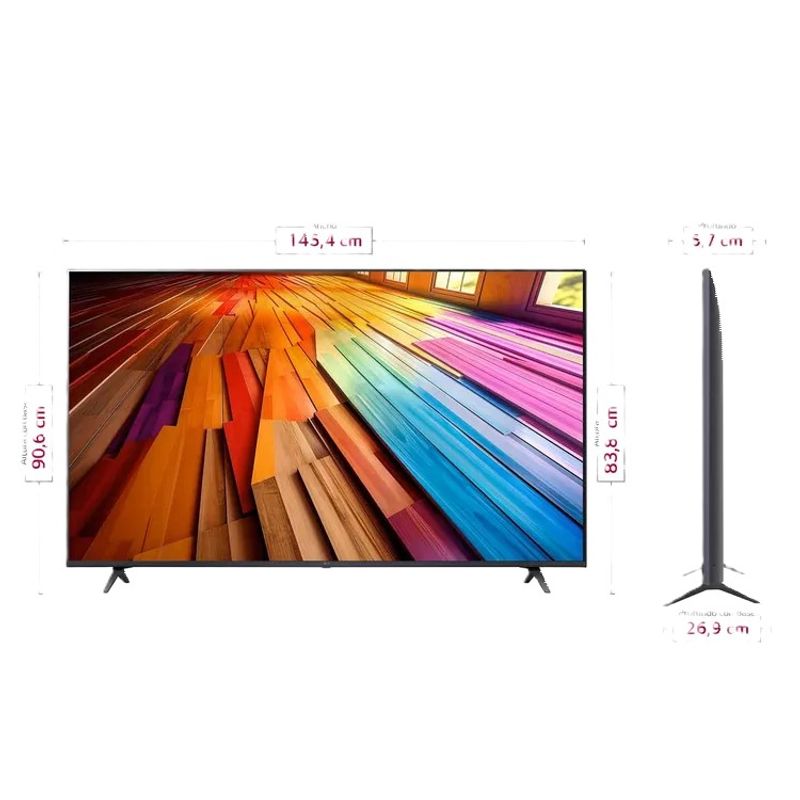 LG - TV LG 65" Pulgadas 164 Cm 65UT8050PSB 4K-UHD LED Smart TV