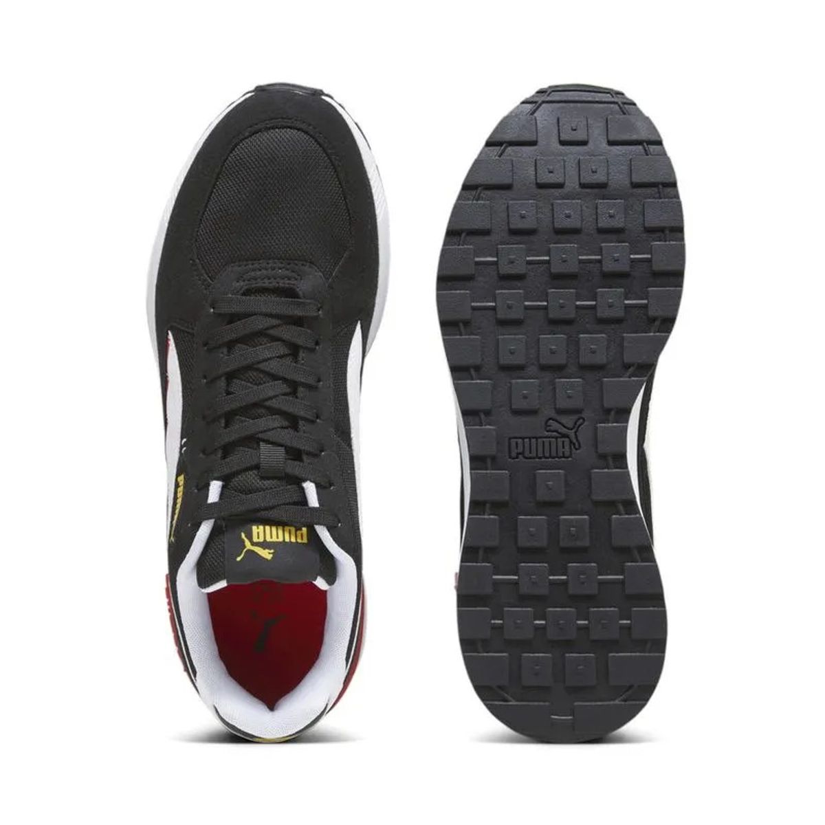 PUMA - Tenis Puma Hombre Bajo Negro Graviton