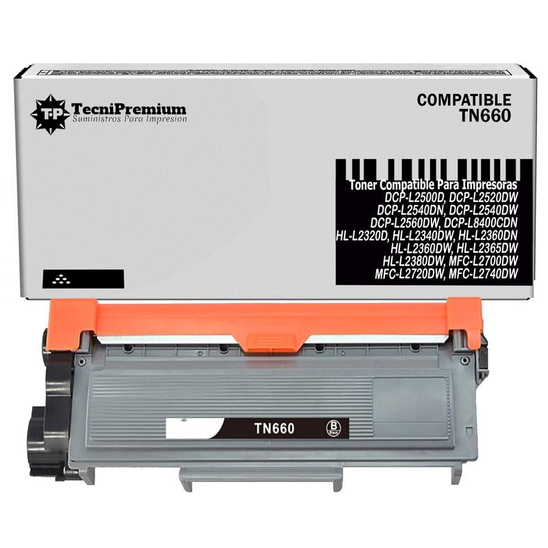 GENERICO - Toner Compatible Con Brother TN660 Mfc-l2720dw L2740dw L2540