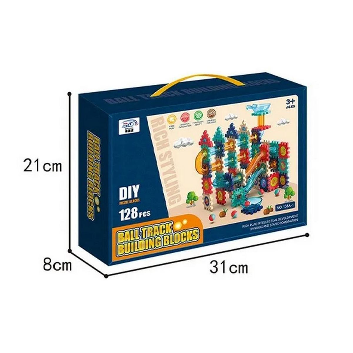 GENERICO - Castillo Toboganes Bloques Armables Armatodo Juguete Niños