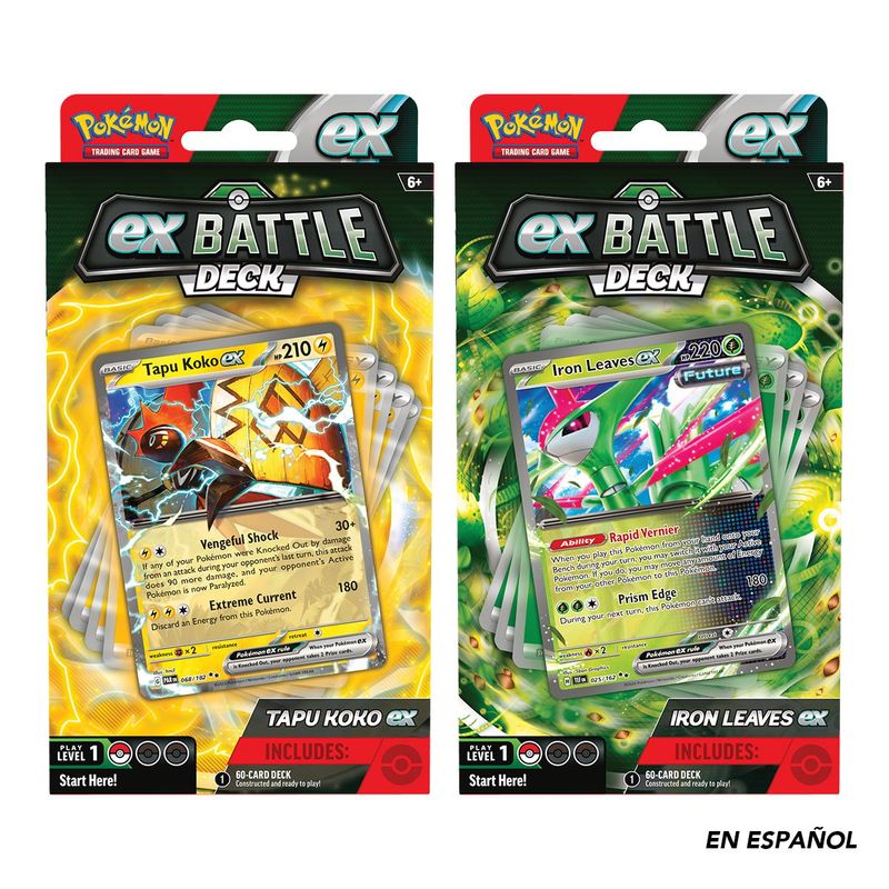 POKEMON - CARTAS DE POKEMON TCG KOKO EXIRON EX BAT DECK SPA