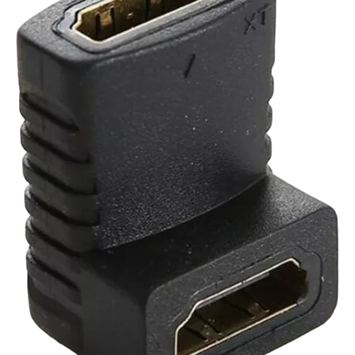 GENERICO - Unión Hdmi Hembra A Hembra L Codo Curva Hd Adaptador