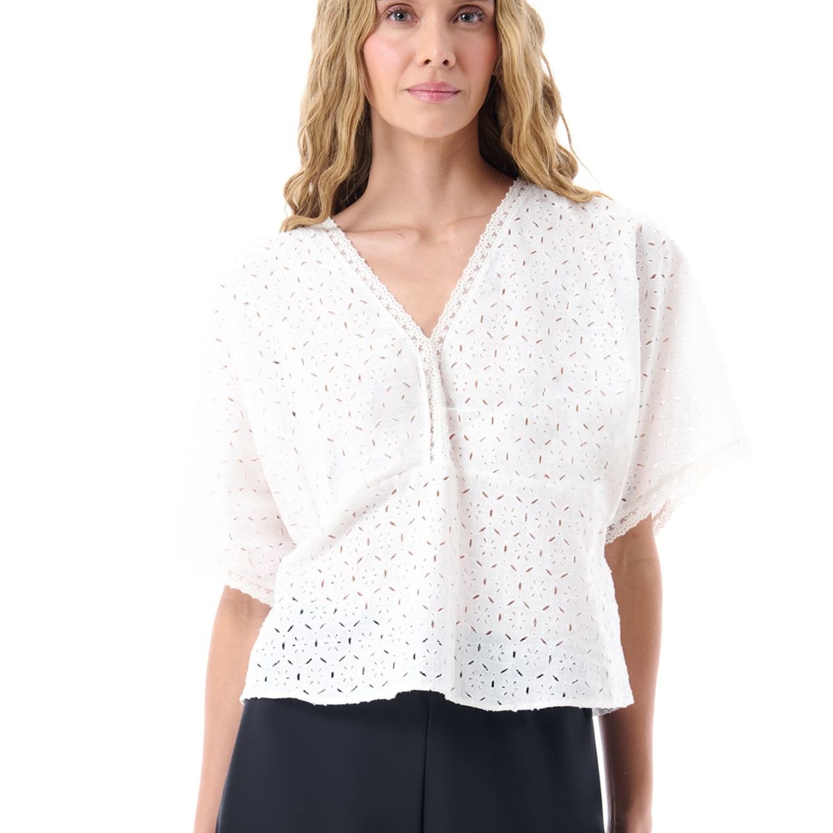 BELIFE - Blusa Manga Corta Para Mujer