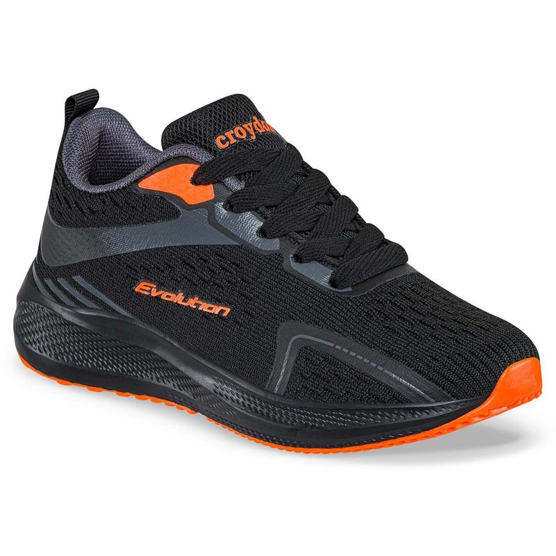 CROYDON - Tenis Running Quat Negro para Niño Croydon
