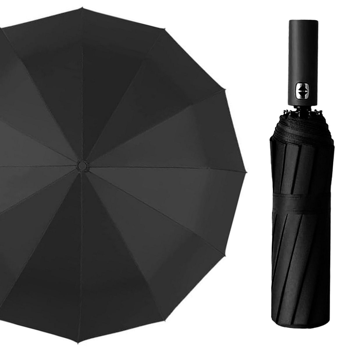 GENERICO - Sombrilla Ejecutiva Paraguas Automatic Filtro Uv 12 Varillas