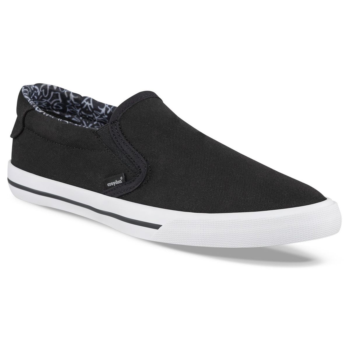 CROYDON - Tenis Casuales Rong Negro Croydon para Hombre