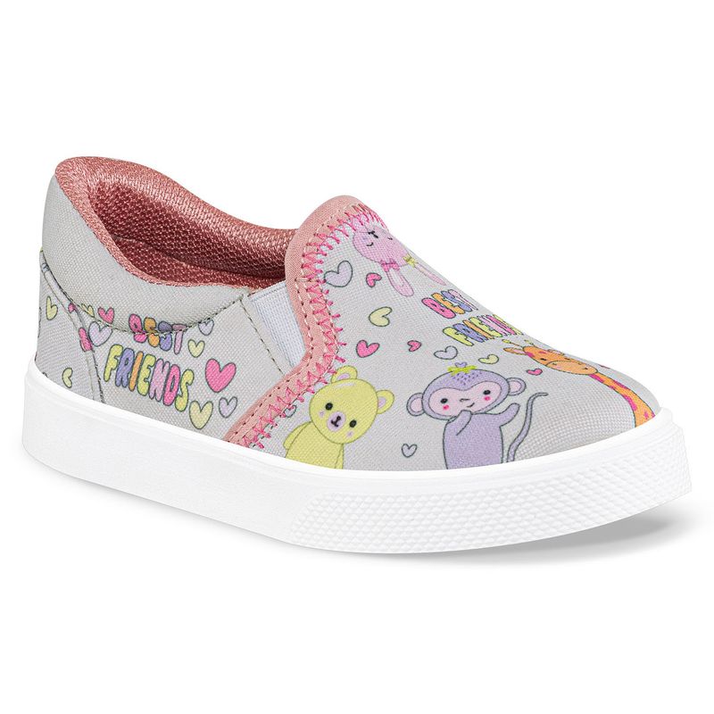 LOS GOMOSOS - Tenis Casuales Uncles Gris para Niña Los Gomosos