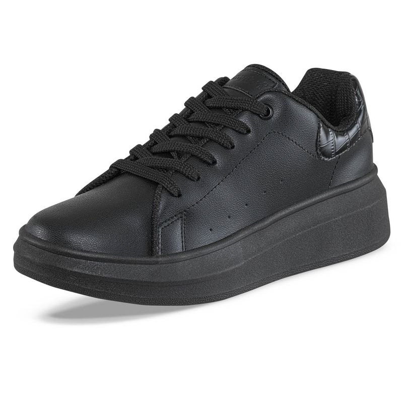 CROYDON - Tenis Urbanos Siena Negro-Negro para Mujer Croydon