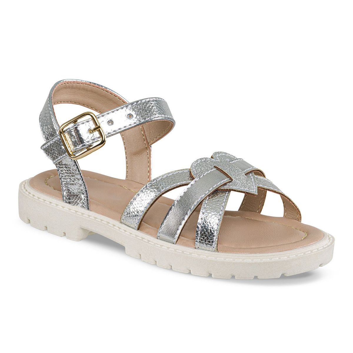LOS GOMOSOS - Sandalias Pauli Plata Los Gomosos para Niña