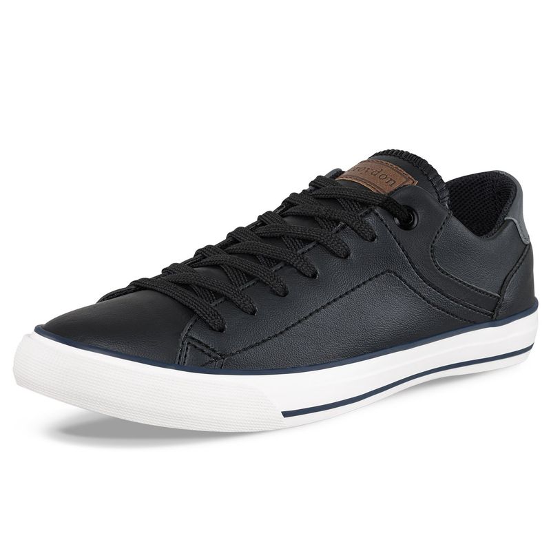 CROYDON - Tenis Casuales Lonut Negro-Negro para Hombre Croydon