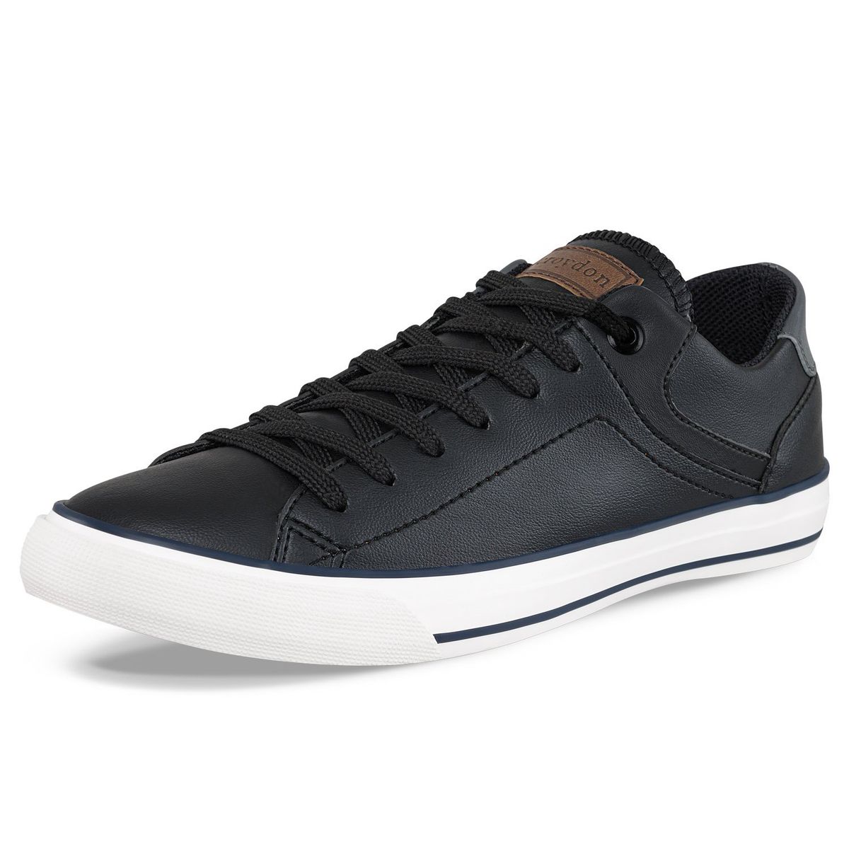 CROYDON - Tenis Casuales Lonut Negro-Negro Croydon para Hombre