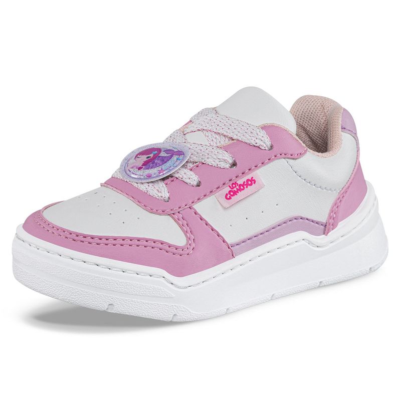 LOS GOMOSOS - Tenis Casuales Slop Rosa para Niña Los Gomosos