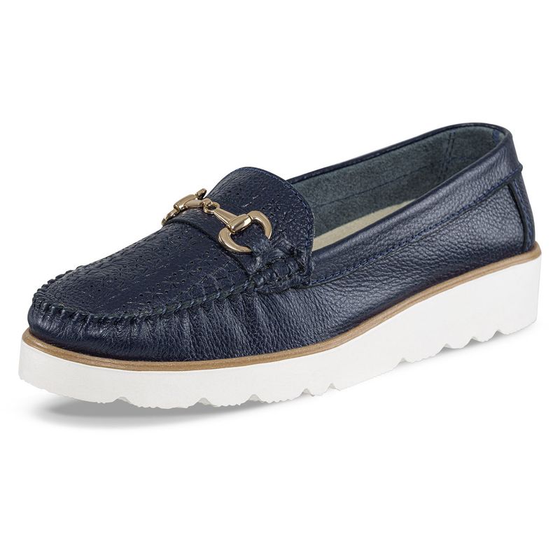 CROYDON - Mocasines Sheila Azul para Mujer Croydon