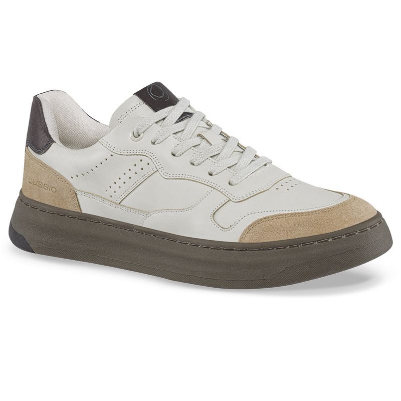 LUSSIO - Tenis Urbanos Lutz Beige para Hombre Lussio