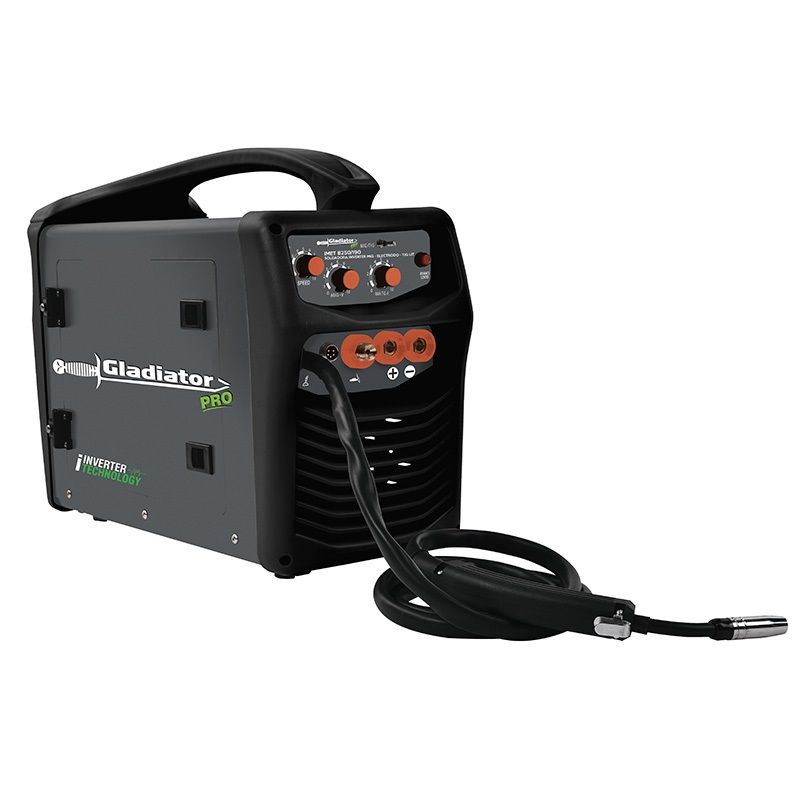 GLADIATOR - Soldador Inverter 3en1 250a Mig Tig Mma Bi-v Gladiator Pro