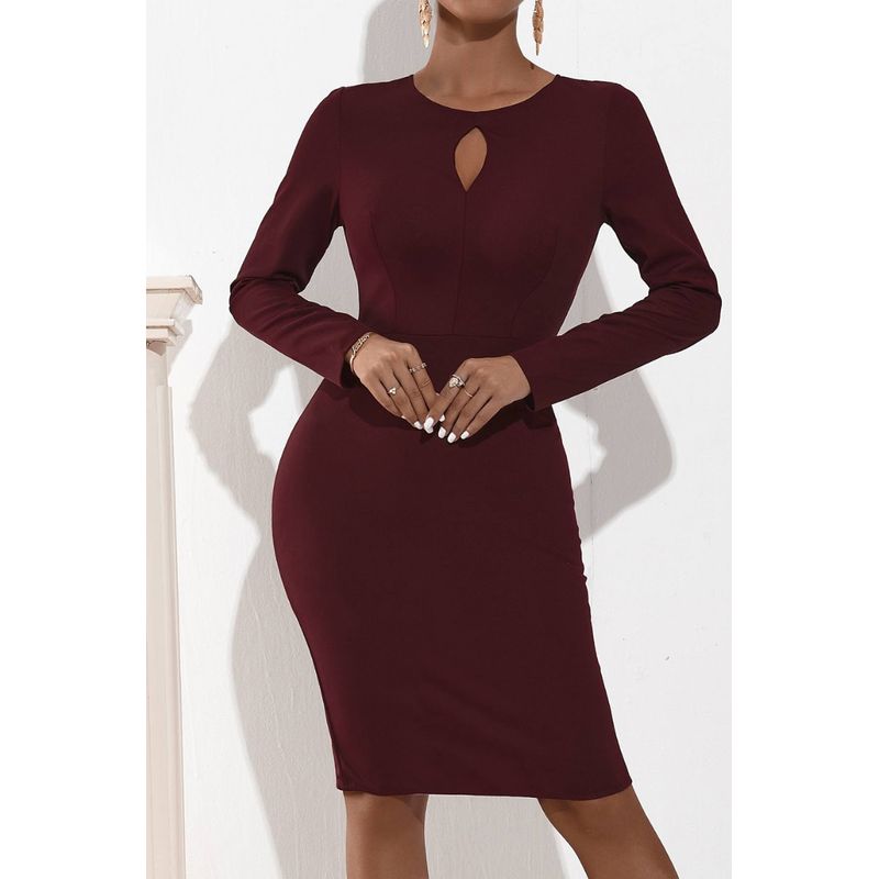 NEGRELI - VESTIDO DE MUJER DE OFICINA FIESTA BODA