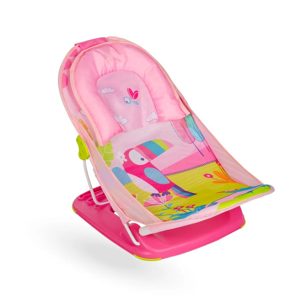ASIA IMPORT - SILLA PARA EL BAÑO DEL BEBE COLOR ROSADA