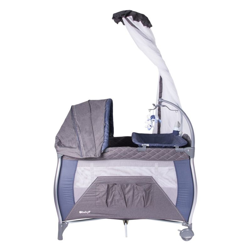 EBABY - Cuna corral mecedora Napy EB779C AZUL