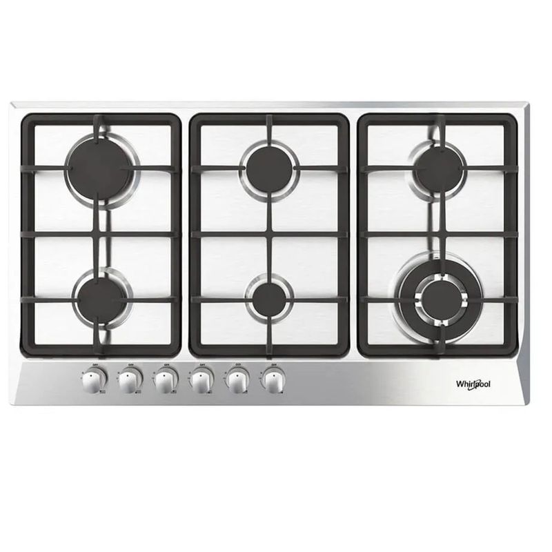 WHIRLPOOL - Estufa WHIRLPOOL 86 cm 6 Puestos Gas Propano WP3650S Gris