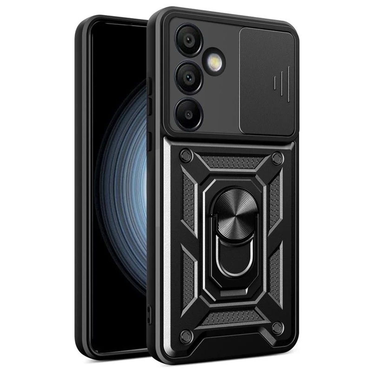 GENERICO - Funda Case Protector Cámara Slider Compatible Samsung S24 FE Negro