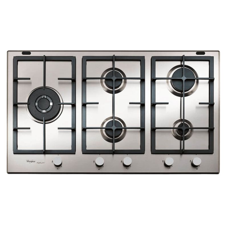 WHIRLPOOL - Estufa WHIRLPOOL 86 m 5 Puestos Gas Natural AKT950IXL Gris