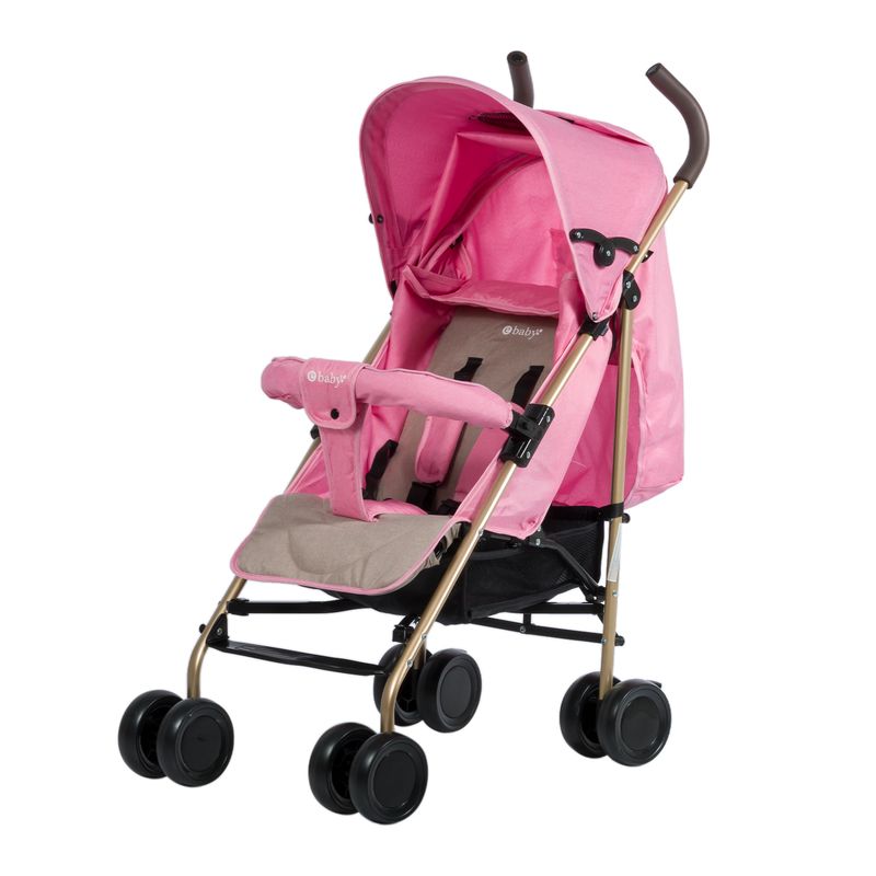 EBABY - Coche bastón TRAVIS EB214-3 ROSA