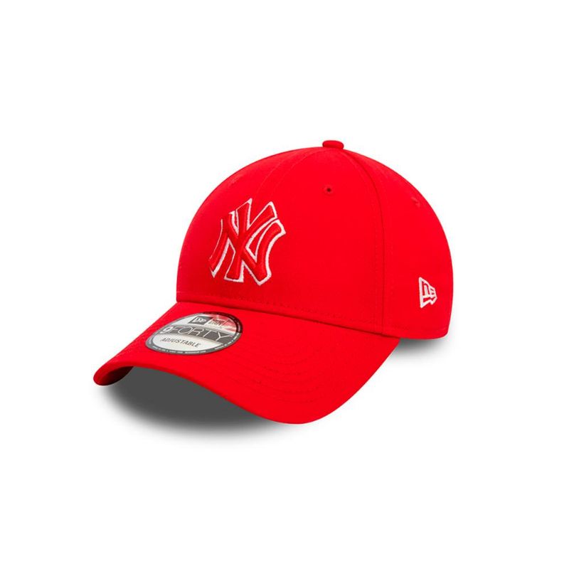 NEW ERA - Gorra New Era New York Yankees 9Forty Outline Logo-Rojo