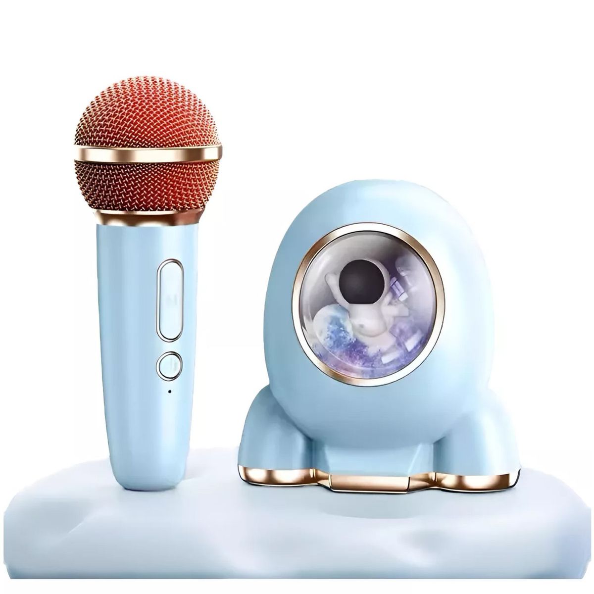 ONE PIXEL - Parlante Karaoke Astronauta Niños BT Inalambrico Azul