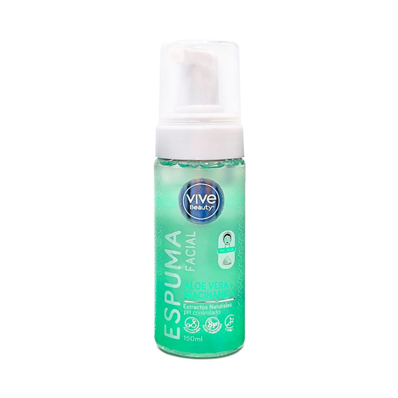 GENERICO - Jabón facial espuma aloe vera + niacinamida 150 ml